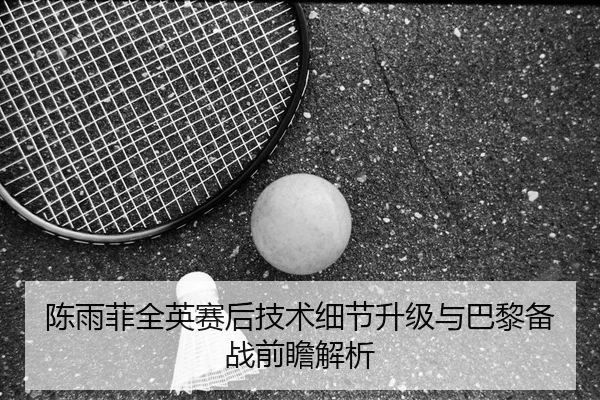 陈雨菲全英赛后技术细节升级与巴黎备战前瞻解析